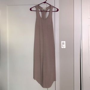 BLQ Tan Racerback Maxi Dress